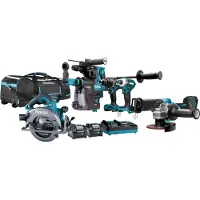 Makita DK0128G601 Pack 6 Machines Sans-fil - XGT 40V Max Li-ion - Batteries (2x 4,0 Ah) - Sac -Brushless