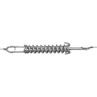 Gallagher Ressort de tension en acier pour fil de 2,5 mm/2,65 mm/EquiFence (1)