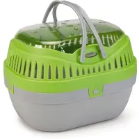 Beeztees Travica - Boîte de transport - vert/gris - 27x20 cm
