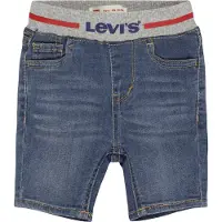 Levi's Short coupe droite en denim avec bande logo