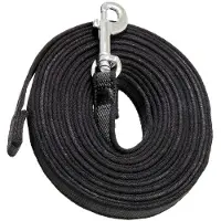 Flamingo Non-strip Training Dog Leash Noir 15 mm x 500 cm
