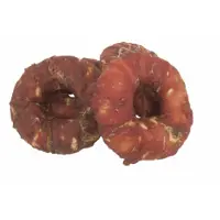 Brekz Rawhide Donut de peau de boeuf au canard pour chien