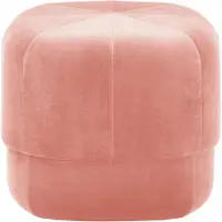 Normann Copenhagen Petit pouf de cirque rose poudré