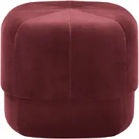 Normann Copenhagen Pouf de cirque rouge foncé petit
