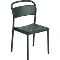 Muuto Linear Steel Side Chair Dark Green