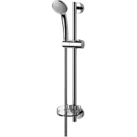 Ideal standard Idealrain - Ensemble de douche 80, 3 jets, barre et flexible, chromé B9503AA