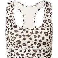 Hey Honey Soutien-gorge de sport 'Leo' marron / cappuccino / noir