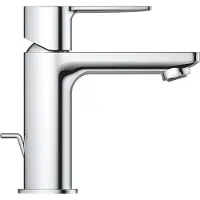 GROHE Lineare Mitigeur monocommandé pour lavabo, XS-Size, vidage à tirette, bec 107mm, 32109001