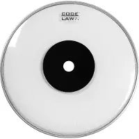 Code Drum Heads LAW Transparente 18"