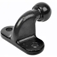 Proplus Attelage de remorque à angle droit, noir