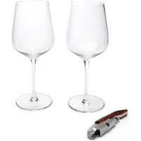 Leopold Vienna - Verres à vin et tire-bouchons - Coffret cadeau pour la fête des mères et la fête des pères
