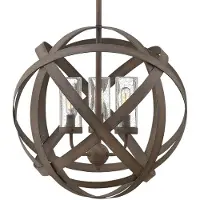 HINKLEY Lampe d'extérieur suspendue vintage en fer E14 40W Carson