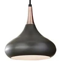 Elstead Lighting Suspension Elstead Beso, douille E27, diamètre 27 cm, finition bronze foncé