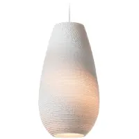 Graypants Lampe suspendue Drop18 blanche