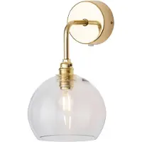 Ebb & Flow Rowan Applique Clear | Shiny Gold E14IP20