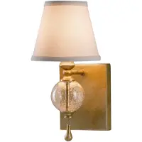 Elstead Lighting Applique avec abat-jour crème chromé Argento 1xE14 40W Feiss