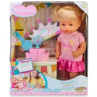 Famosa Nenuco - Joyeux anniversaire Poupée avec gâteau d'anniversaire, cadeau idéal pour filles et garçons à partir de 3 ans (700016283) NENUCCO Tranche d'âge : +2 ans