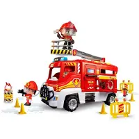 Famosa Pinypon Action. Camion de pompiers pour garçons et filles de 4 à 8 ans (700016237) Tranche d'âge : +4 ans