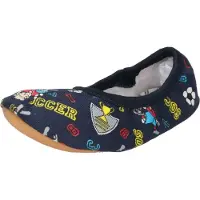 Beck Pantoufle bleu / bleu foncé / jaune / gris / rouge / noir / blanc