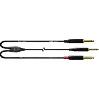 Cordial Câble Audio Jack ST. - 2 Jack Mono 90 CM