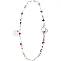 Lucardi Bracelet mélange de couleurs / argent
