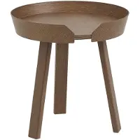 Muuto Around Coffee Table Table Basse Stained Dark Brown | Small