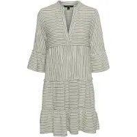 Vero Moda Robe d’été 'HELI' beige / gris