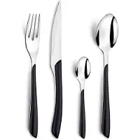 Amefa Eclat set de couverts 24 pièces noir