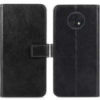IMoshion Étui de télephone portefeuille de luxe Xiaomi Redmi Note 9T (5G) - Noir