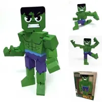 BEM'S HW Figurine En Bois Wood Warriors - Hulk