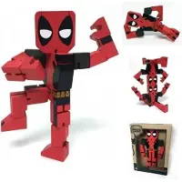 BEM'S HW Figurine En Bois Wood Warriors - Deadpool