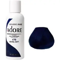 Adore Shining Semi-Permanent Hair Colour 178 Royal Navy 118ml (178 Royal Navy)
