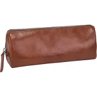Leonhard heyden Cuir trousse à crayons Cambridge Pencil Case Cognac brun