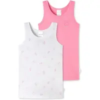 Schiesser Maillot de corps rose / blanc