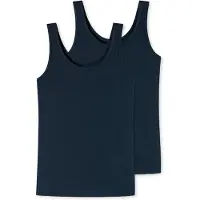 Schiesser Maillot de corps 'Uncover' bleu foncé