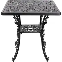 Seletti Industry Collection Table aluminium carrée noire