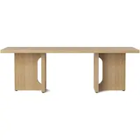 Audo Copenhagen Androgyne Lounge Table Wood Natural Oak