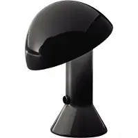 Martinelli Luce Lampe de Table , Elmetto, Noir, Salon / séjour, Plastique, Design