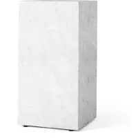 Audo Copenhagen Plinth Tall Table Carrara Marble