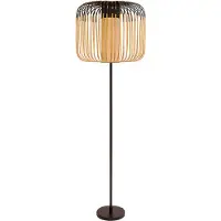 Forestier Bamboo Lampadaire Black