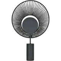 Forestier Lampe de Table , Oyster, Noir, Salon / séjour, Métal, Design