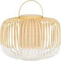 Forestier Luminaire Extérieur , Take A Way S, dimmable, Blanc, Terrasse, Bambou, Design