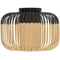 Forestier Bamboo Applique ou Plafonnier Black | Small