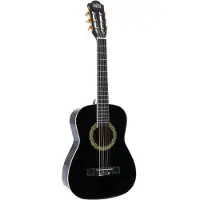 Lapaz 002 BK 1/2 guitare classique - noir
