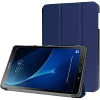 IMoshion Coque tablette Trifold Samsung Galaxy Tab A 10.1 (2016) - Bleu foncé