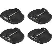 Proplus Patins de support de caravane 4 pcs avec broches métalliques