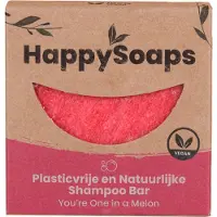 Happy Soaps You're One in a Melon 70g Solid Shampoo Bar Vegan 100% Plastic-Free Handmade in EU for a Better Envi