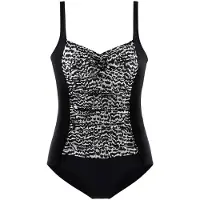 LASCANA Maillot de bain noir / blanc