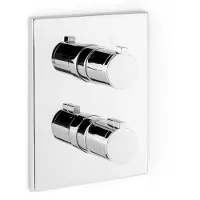 Blaufoss Smartbox de Luxe thermostat de douche encastré 2 fonctions chrome brillant