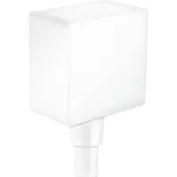Hansgrohe FixFit Square coude de raccordement 1/2" blanc mat